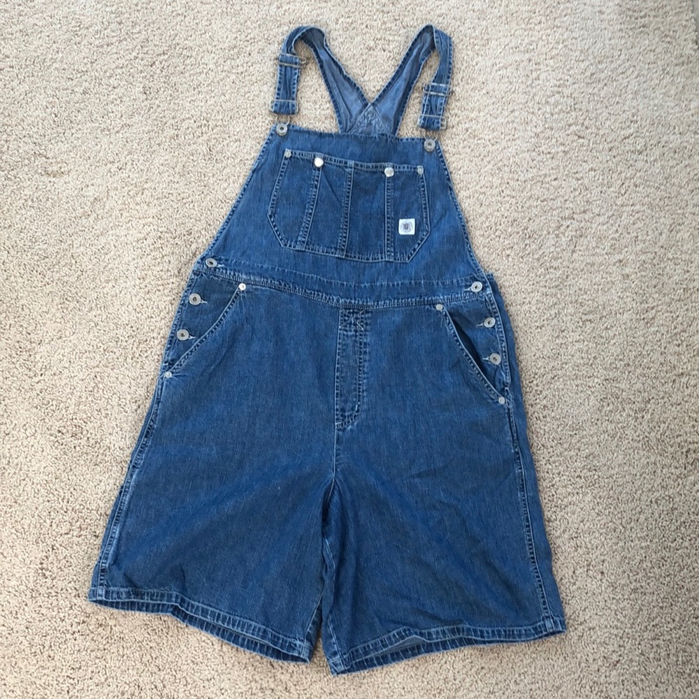 Vintage DKNY Jeans denim short overalls